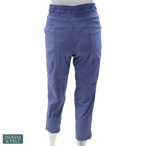 Lululemon Dance Studio Mid-Rise Cropped Gym Pants Pitch Blue Swift Size 4 - Picture 9 of 15